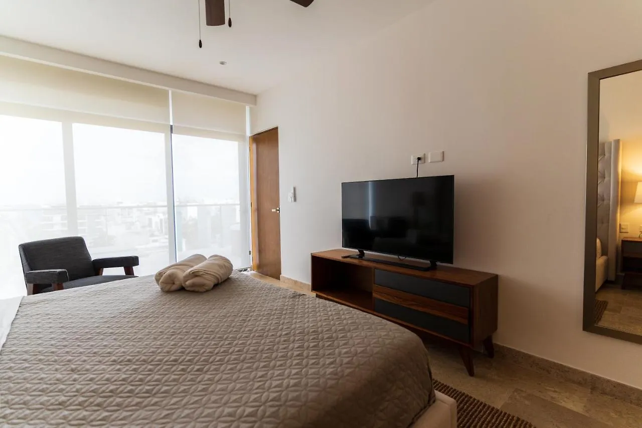 New & Equipped Apartment Steps From The Beach With Pool Jacuzzi By Yeah Playa del Carmen 0*,