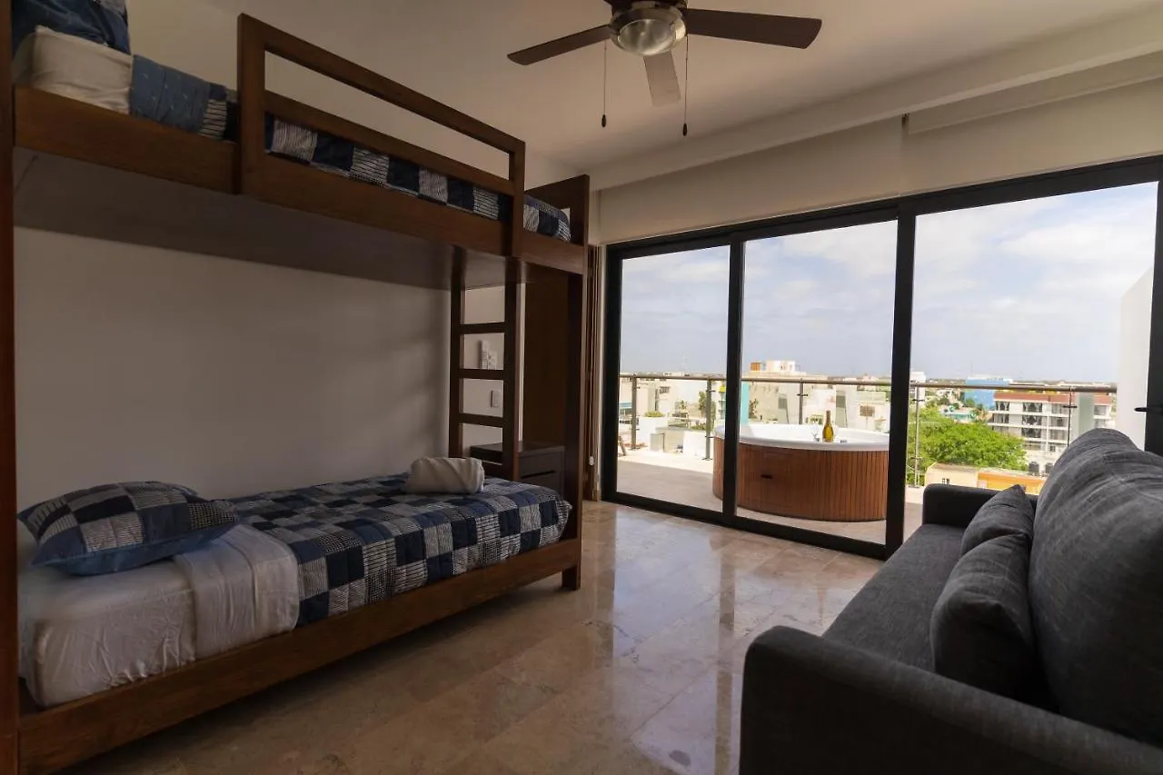 New & Equipped Apartment Steps From The Beach With Pool Jacuzzi By Yeah Playa del Carmen