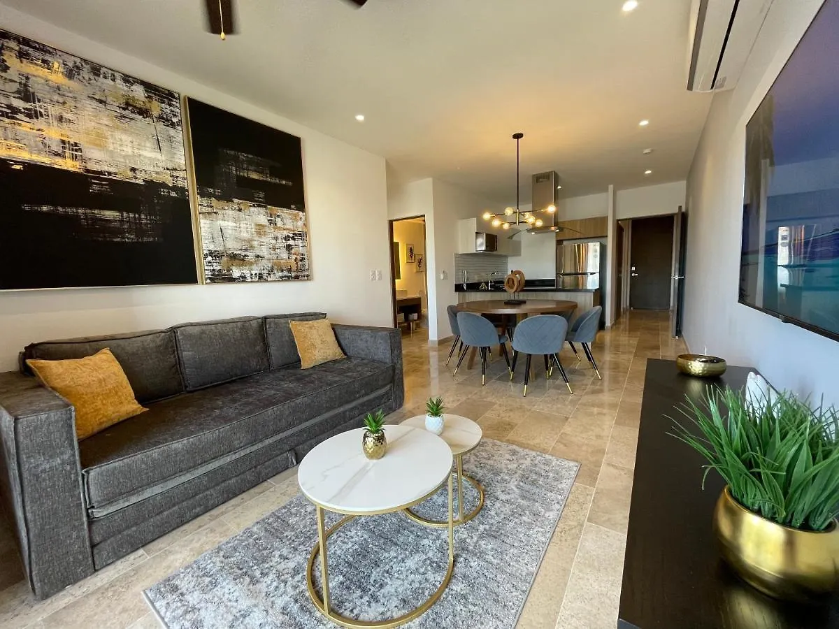 New & Equipped Apartment Steps From The Beach With Pool Jacuzzi By Yeah 신데 델 카르멘 0*,  멕시코