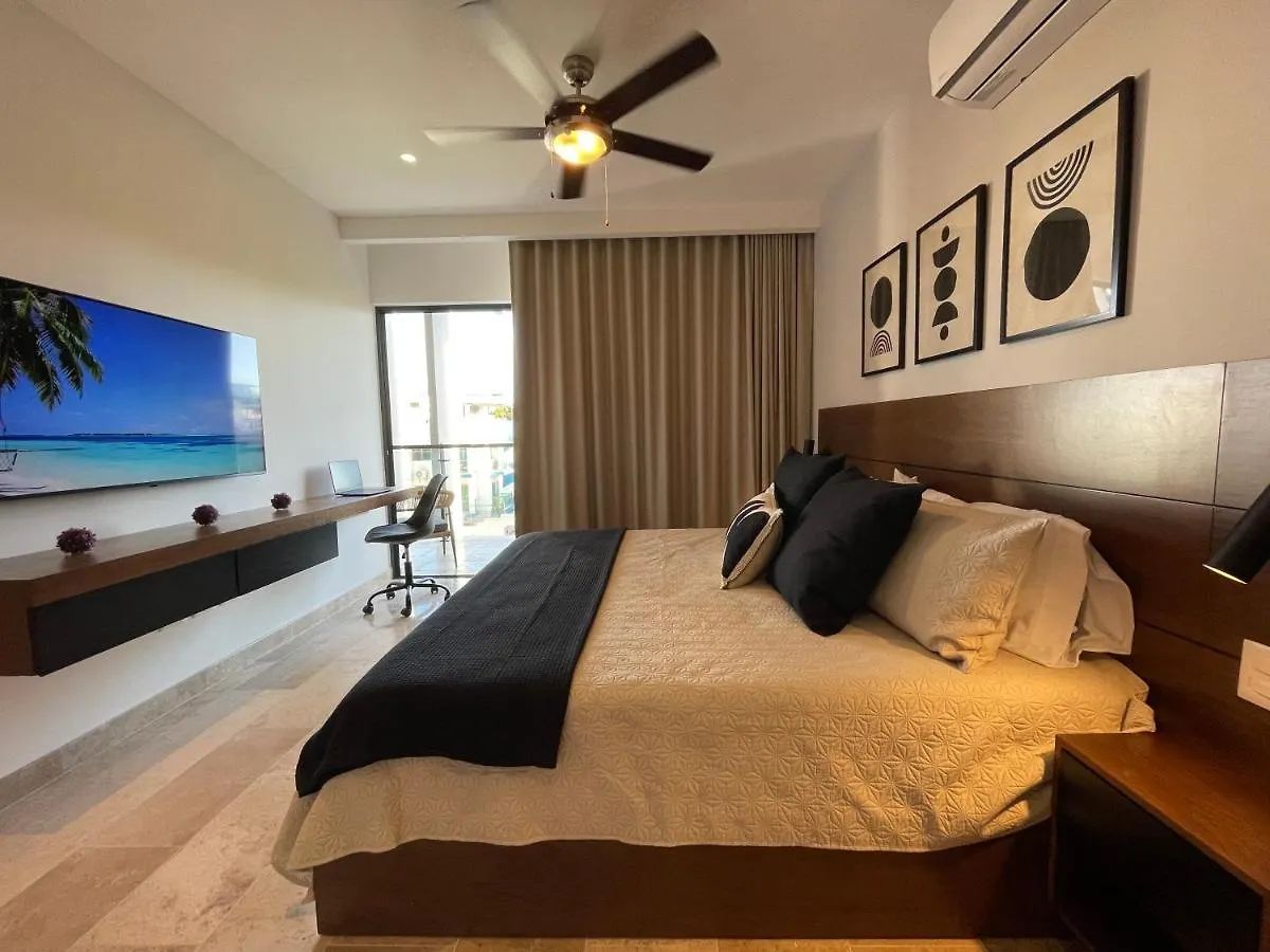 New & Equipped Apartment Steps From The Beach With Pool Jacuzzi By Yeah 신데 델 카르멘